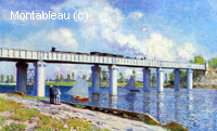Le pont de chemin de fer à Argenteuil