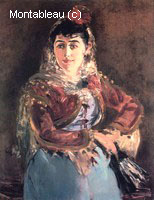 Portrait d'Emilie Ambre dans le Rôle de Carmen