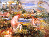 Deux Baigneuses dans un Paysage