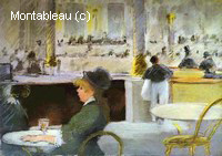 Intérieur d'un Café