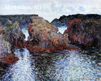 Belle-Ile, rochers au Port-Goulphar