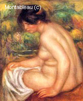 Femme Nue Assise de Profil (Gabrielle)