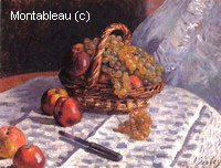 Nature Morte, Pommes et Raisins