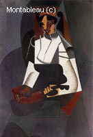 Femme à la mandoline