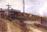 La Passerelle au-dessus du Chemin de Fer à Sèvres