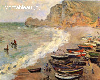 Plage à Etretat