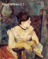 Madame Mette Gauguin dans une Robe de Soirée