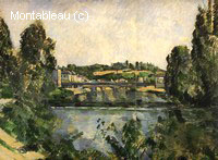 Le Pont et la Chute d'Eau à Pontoise