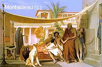 Socrates Cherchant Alcibiades dans la Maison d'Aspasia