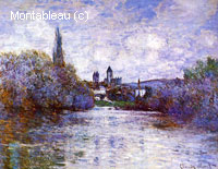 Le petit bras de la seine à Vetheuil