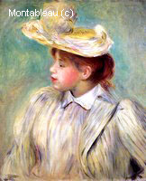 Jeune Femme au Chapeau de Paille