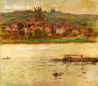 Chaland sur la seine à Vertheuil