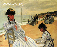 Sur la plage à Trouville