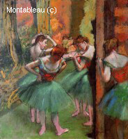 Danseuses, Roses et Vertes