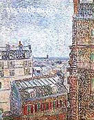 Vue de Paris prise de la Chambre de Vincent, rue Lepic