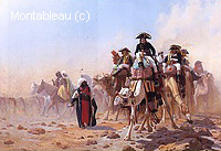 Napoléon et son Etat-Major en Egypte