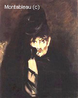 Portrait de Berthe Morisot au Chapeau, dans le Deuil