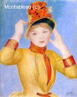 Buste d'une Femme, Robe Jaune