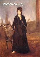 Jeune Femme à la Chaussure Rose (Portrait de Berthe Morisot)