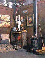 Intérieur d'Atelier avec Fourneau