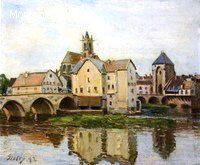 Moret-sur-Loing, le Matin