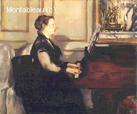 Madame Manet au Piano