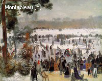 Patineurs dans le Bois de Boulogne