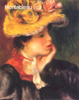 Tête d'une Jeune Femme (Chapeau Jaune)