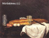 Nature Morte au Pain et des Oeufs