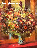 Bouquet devant un Miroir