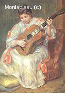 Femme Jouant de la Guitare